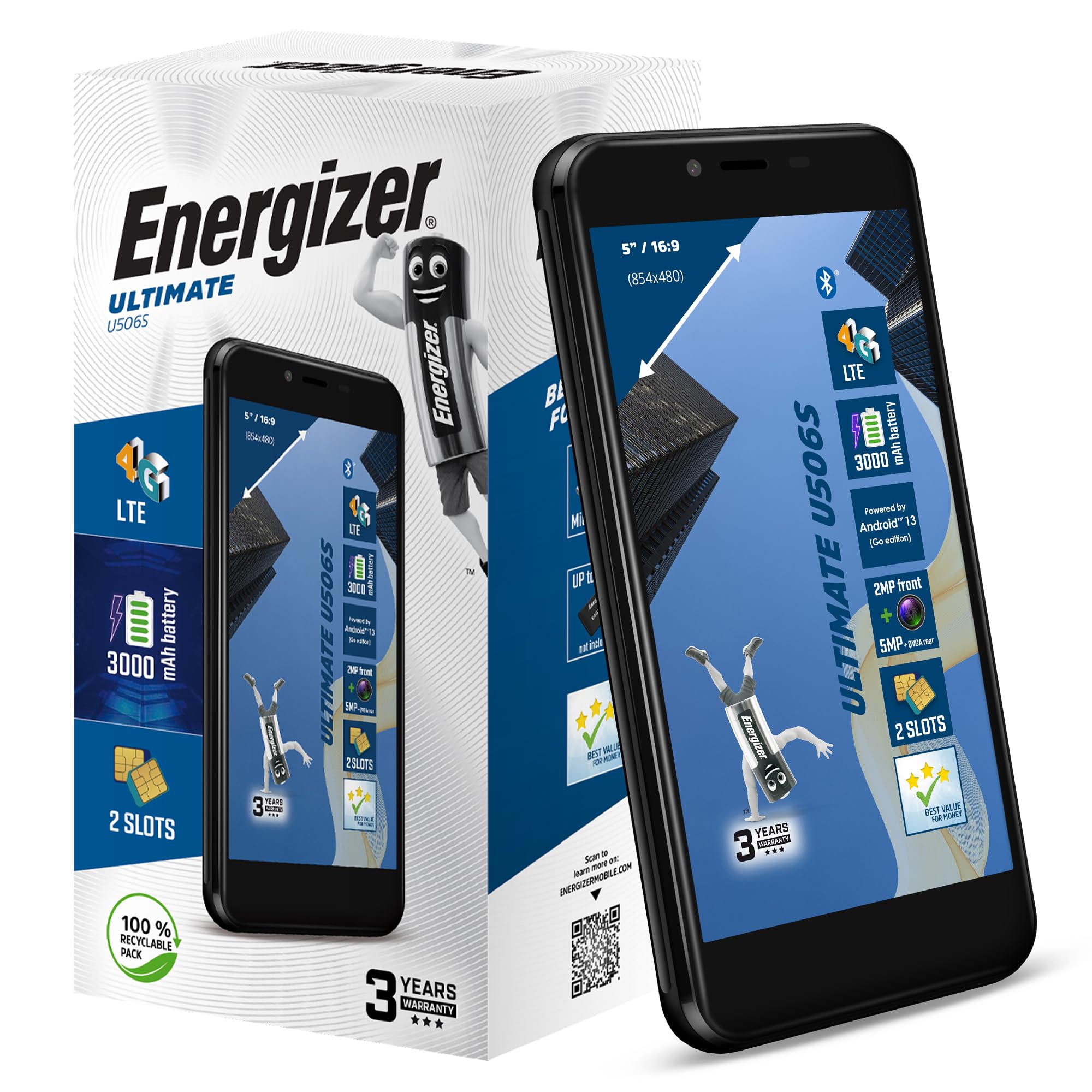 Energizer Ultimate U660S è stato presentato come smartphone pieghevole economico con Android 14 Energizer Ultimate U660S è stato presentato come smartphone pieghevole economico con Android 14