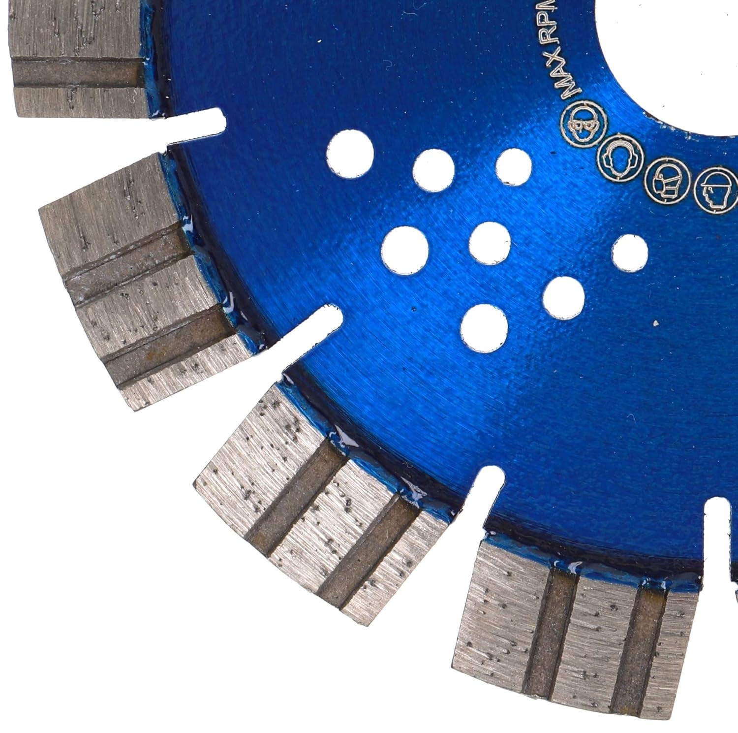 PRODIAMANT Premium Mola Diamantata 125 Mm SuperFinish: Per Calcestruzzo, Massetto, Pietra. Qualità Tedesca, Foro 22,2 Mm, Universale. - 3