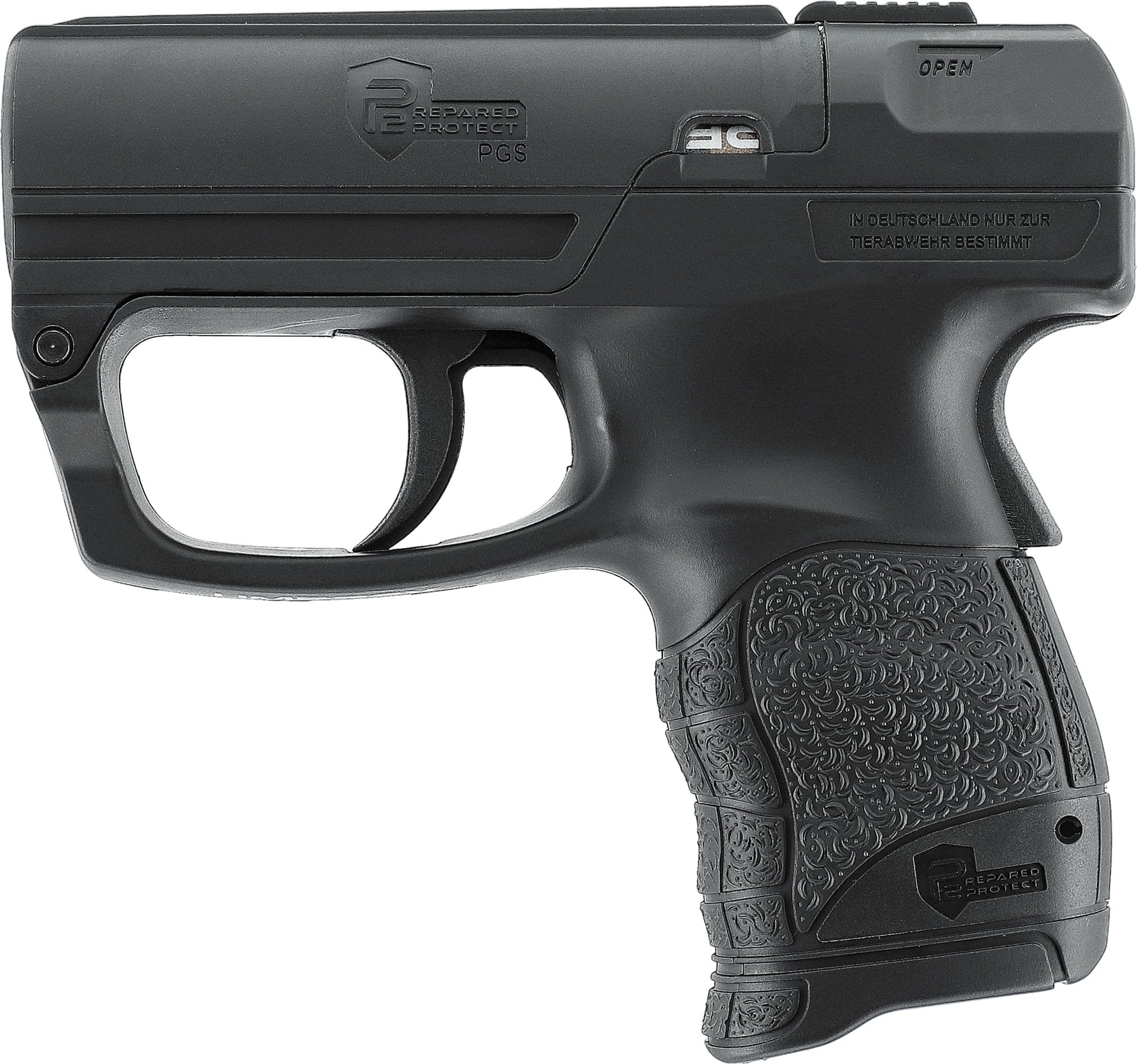P2P Pfefferpistole PGS, Tierabwehr Waffe , inkl. Pfefferspraykartusche, Abwehrset zur Selbstverteidigung von Tieren