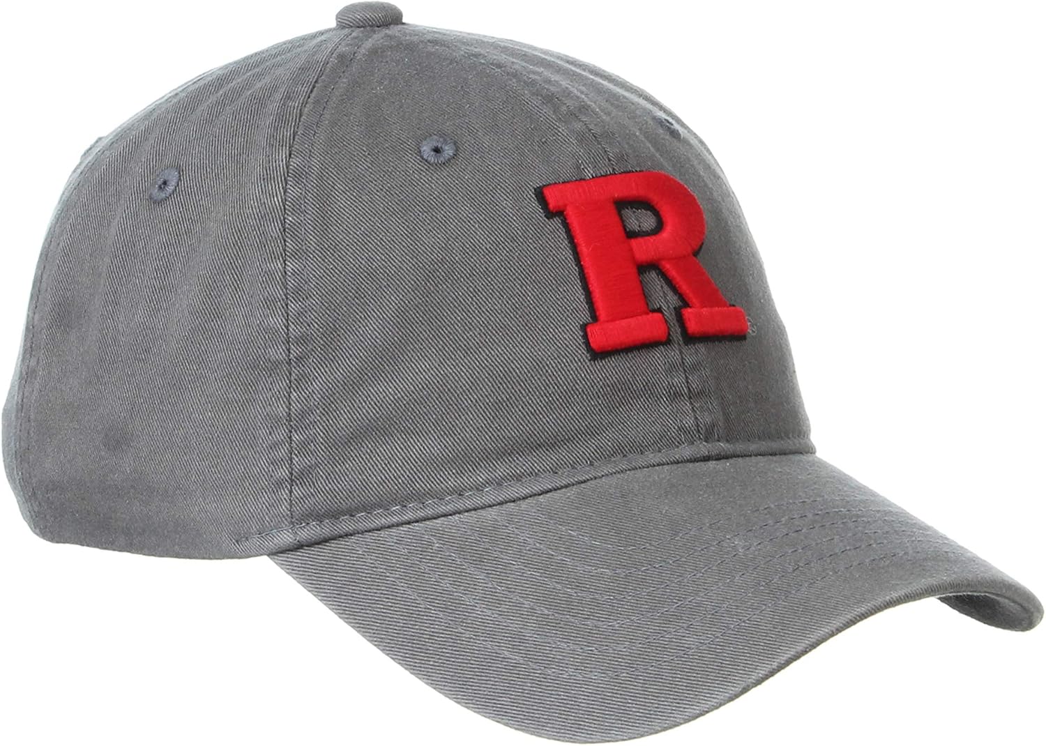 NCAA Rutgers Scarlet Knights Mens Adjustable Scholarship Hat Charcoal, Rutgers Scarlet Knights Charcoal, Adjustable, One size