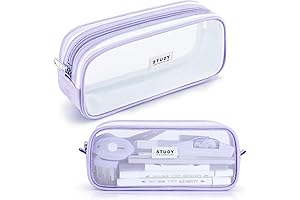 KALIDI Mesh Pencil Case Large Capacity Pencil Pouch