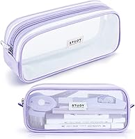 Vista 10 de Bolsa de Lápices de Malla Transparente de Fancy Forest, Estuche de Gran Capacidad para Lápices de Escuela y Estudiantes