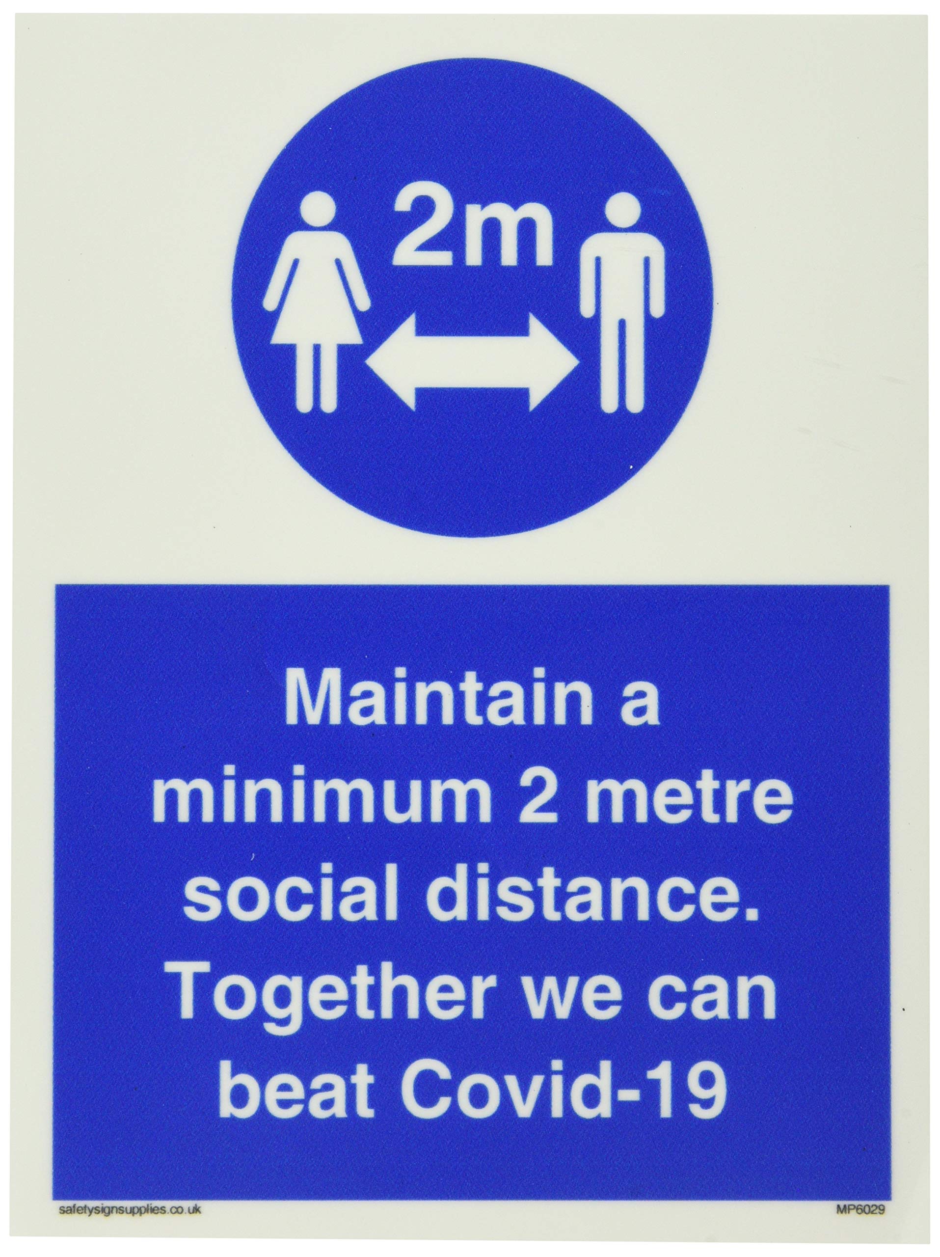 Maintain a minimum 2 metre social distance. Together we can beat Covid-19