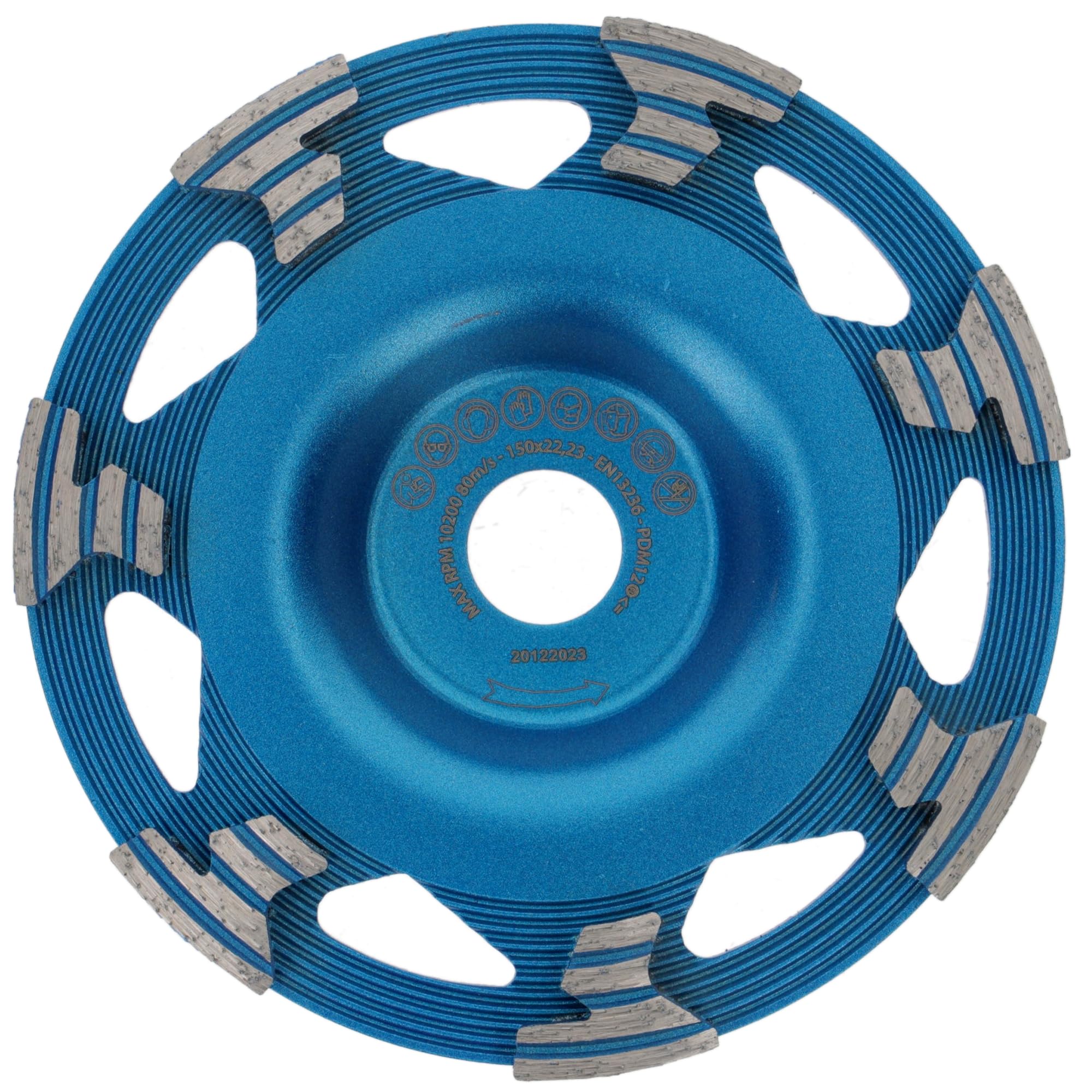 PRODIAMANT Diamant Schleiftopf ST50 150mm x 22,2 mm HighPerfomance Betonschleifer Universalbindung