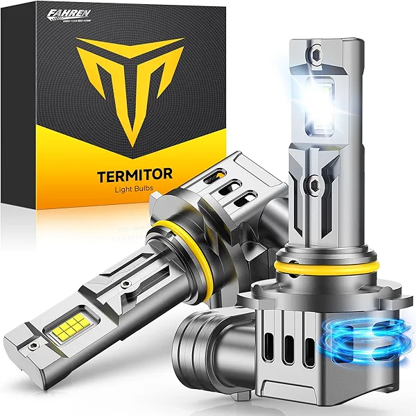FAHREN 9006 HB4 Light Bulbs 60,000LM – Epic Visibility Powered by 2025 Pro Core (16 Chips Inside), 1000% Brighter, CANBUS Ready, 1:1 Plug & Play, Pack of 2