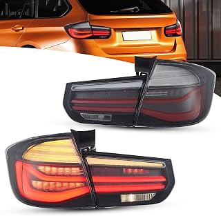 VLAND Rückleuchten kompatibel für 3er Touring F31 2012-2018, Mit E-Prüfzeichen, 1 Satz - Schwarz