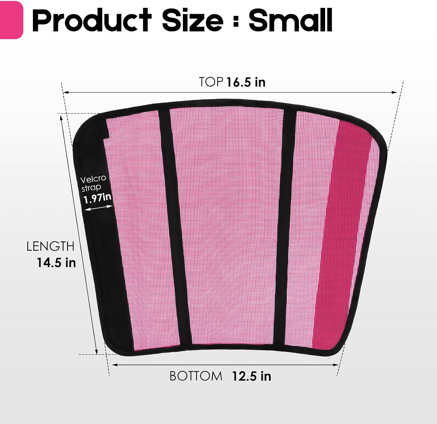 Fly Boots for Horses Set of 4 – Innovative Curved-Edge Design, Anti-Sag Stays, Breathable Mesh Leg Protection, Reduces Stomping & Fatigue, Comfort Fit for Small to Medium Horses - Pink