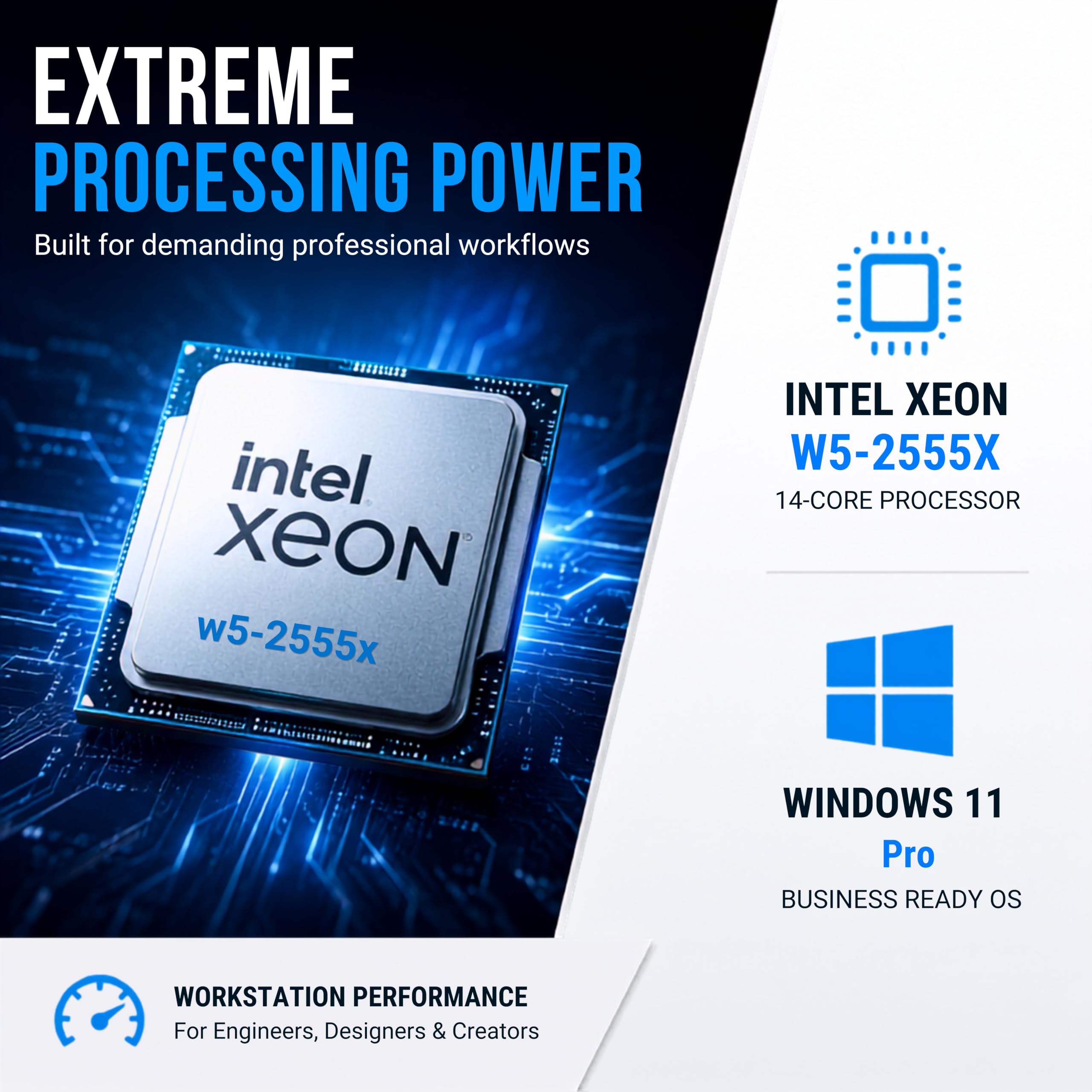 HP Z4 G5 Tower Workstation | Intel Xeon W5-2555X Processor