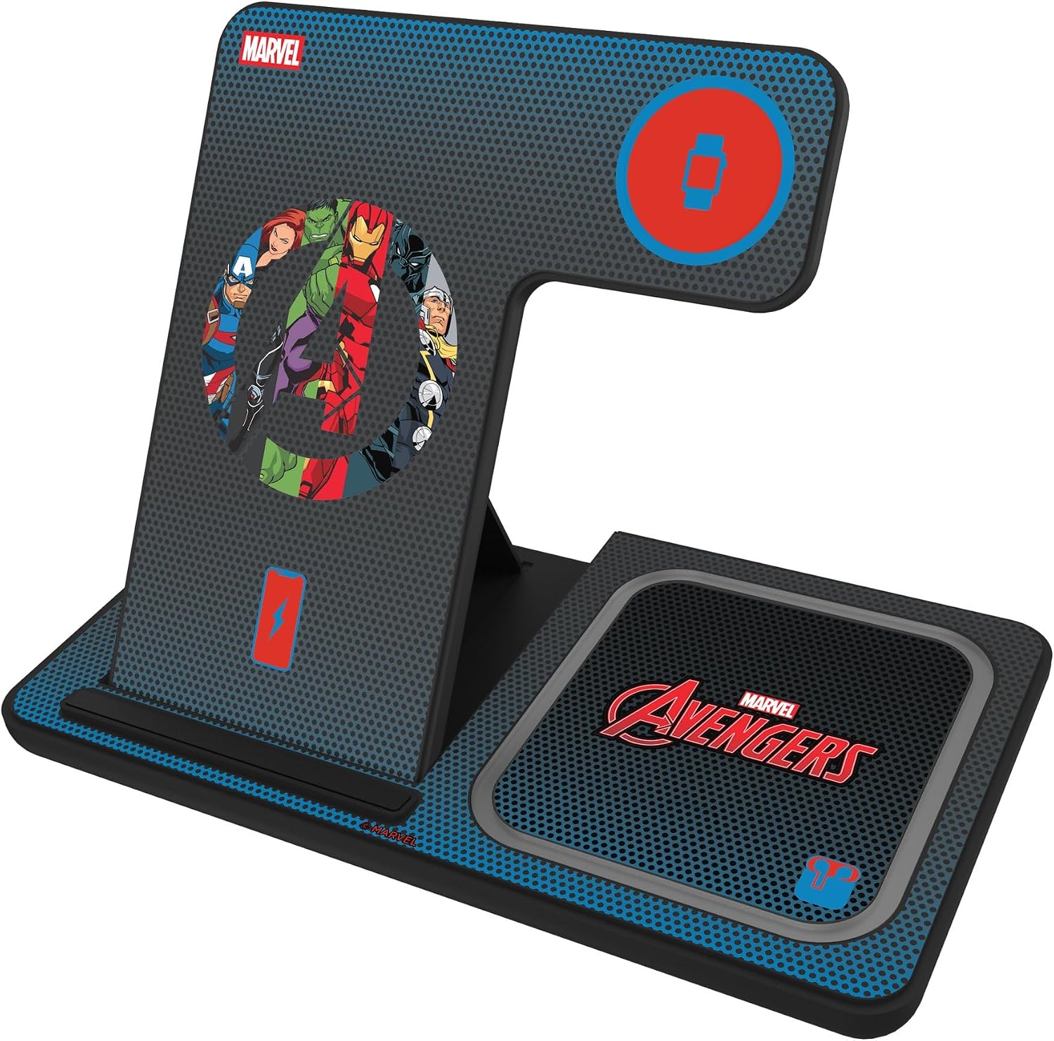 Marvel Avengers Grid 15-Watt 3 in 1 Charging Station
