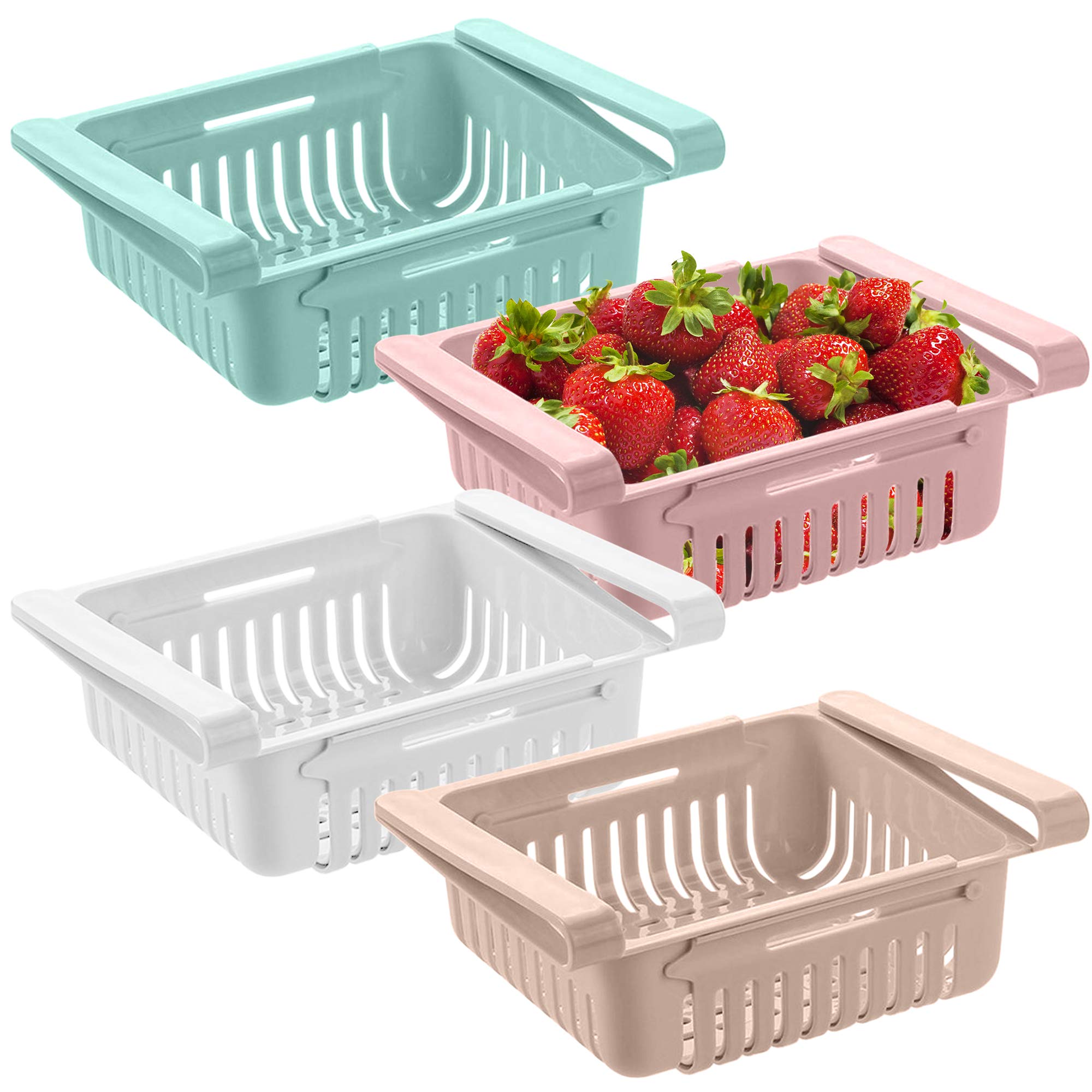 Buy Fridge Drawer Organiser Basket Shelf for Fridge Storage and