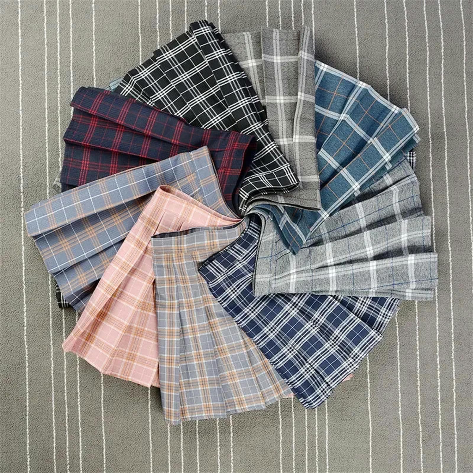 Falda Plisada Uniformes Escolares De Estilo A Cuadros