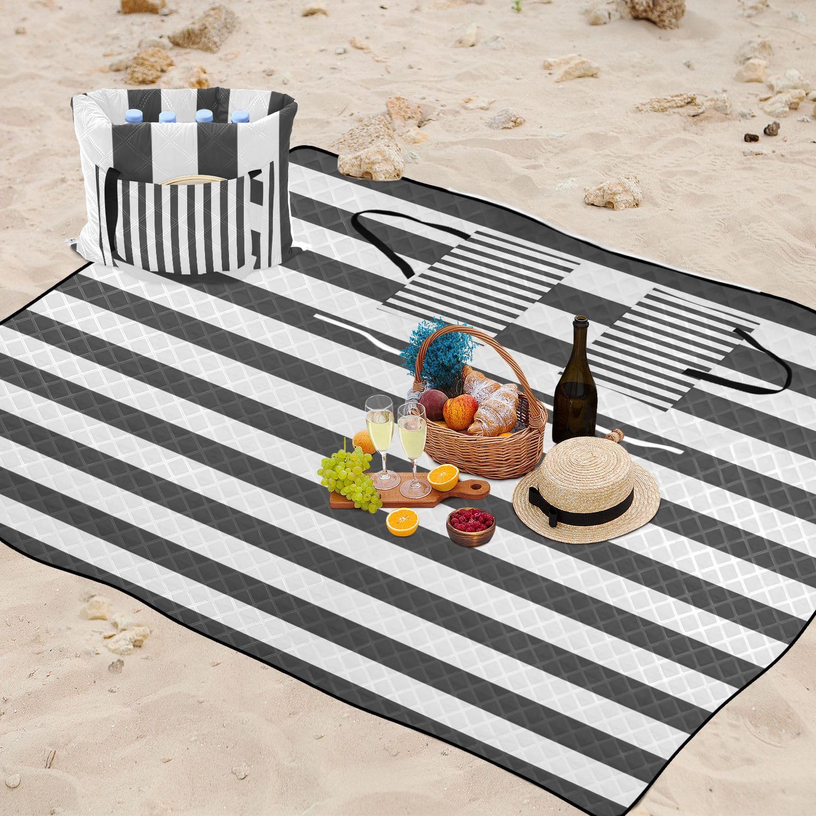 Tapis de Pique-Nique imperméable en Tissu bœuf Coton pongé
