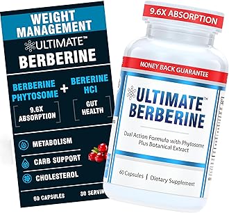 Ultimate Berberine Phytosome for Optimal Metabolic Health After 35 - 9.6X Absorption Dual Action Formula for Appetite & Gut Health - Immunity & Cholesterol Support - Clinical Dose & Third Party Tested