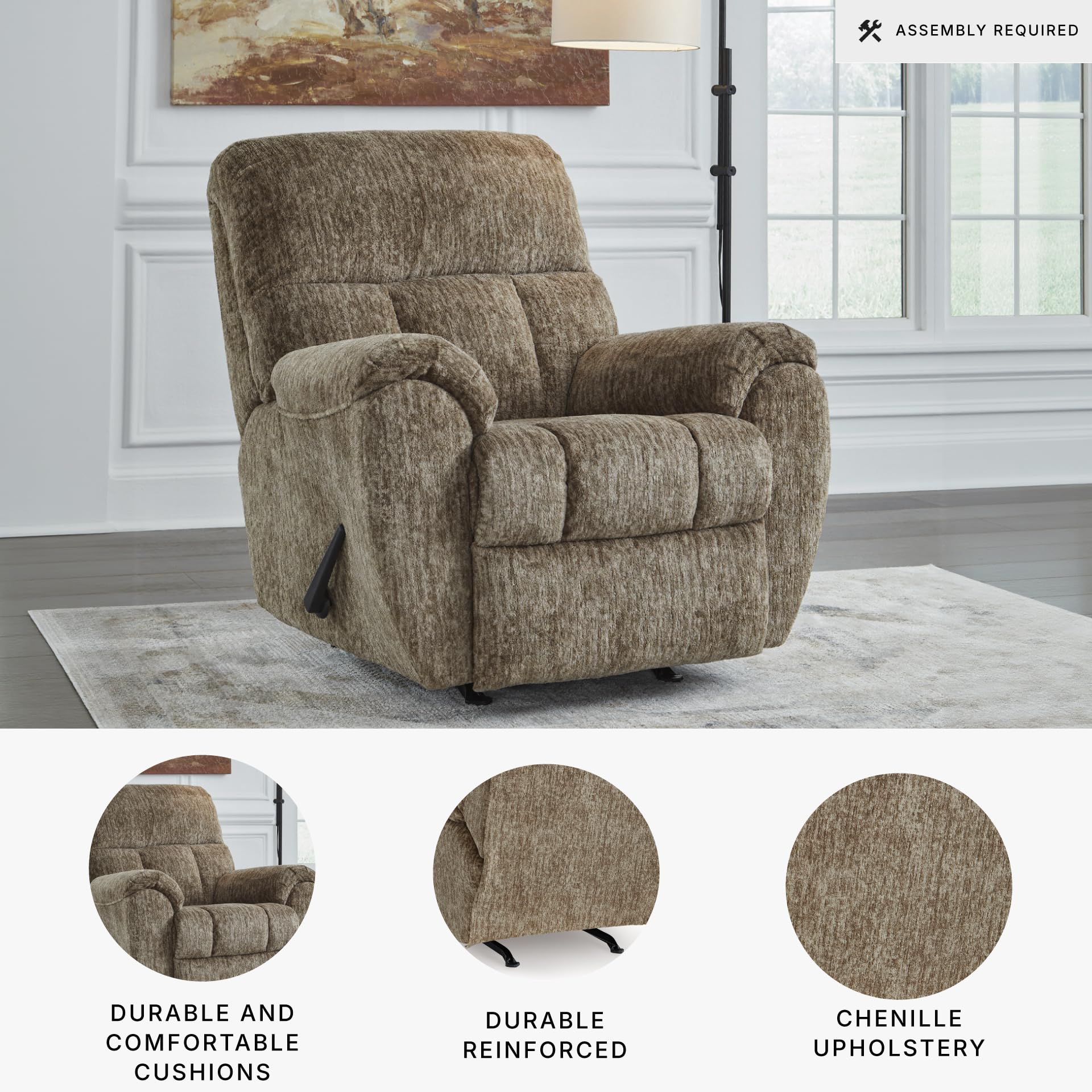 Amazon.com: Signature Design by Ashley RiverCam Manual Rocker