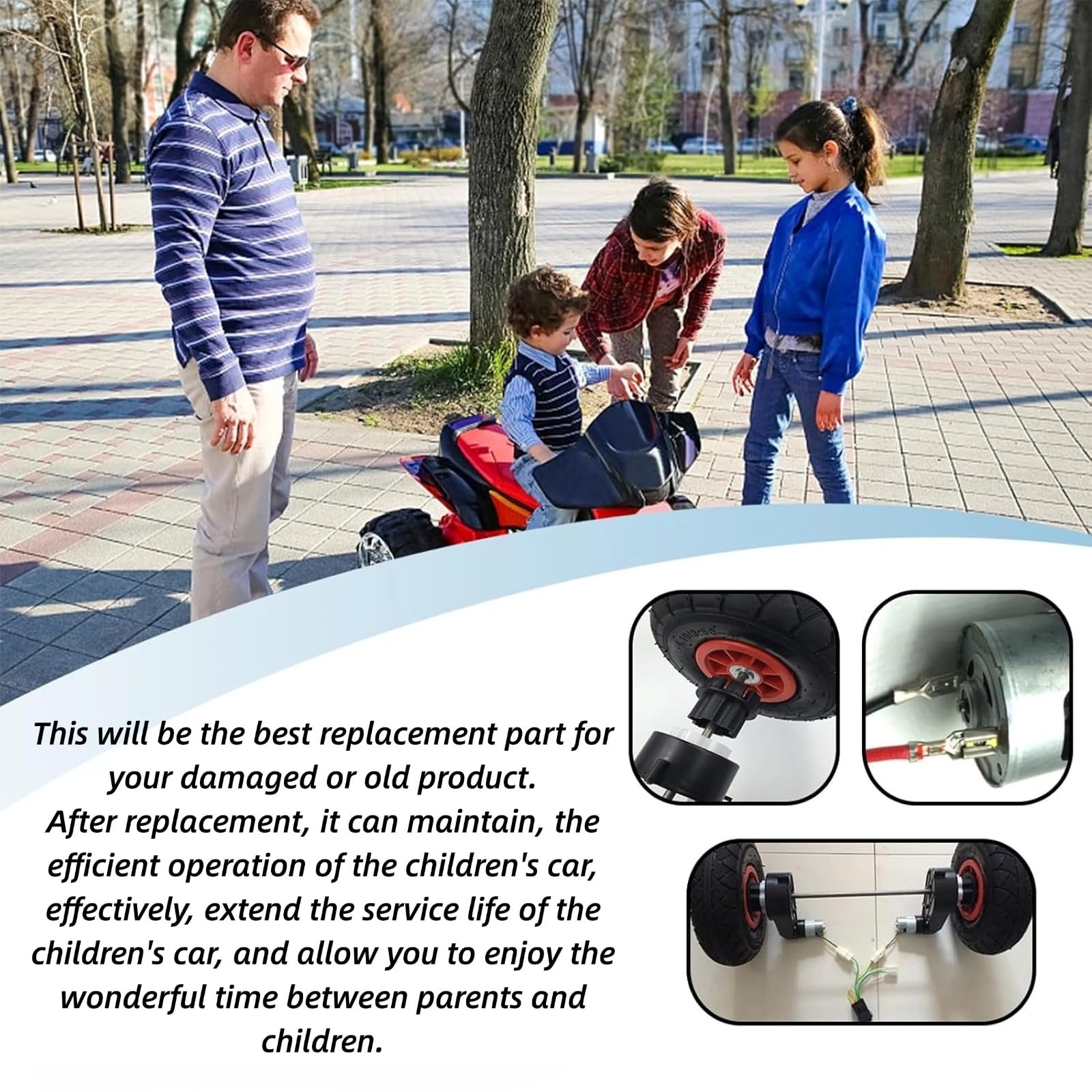 Caja De Engranajes Del Motor Eléctrico RS390 6V 12V 18000RPM Juguete De Coche Para Niños