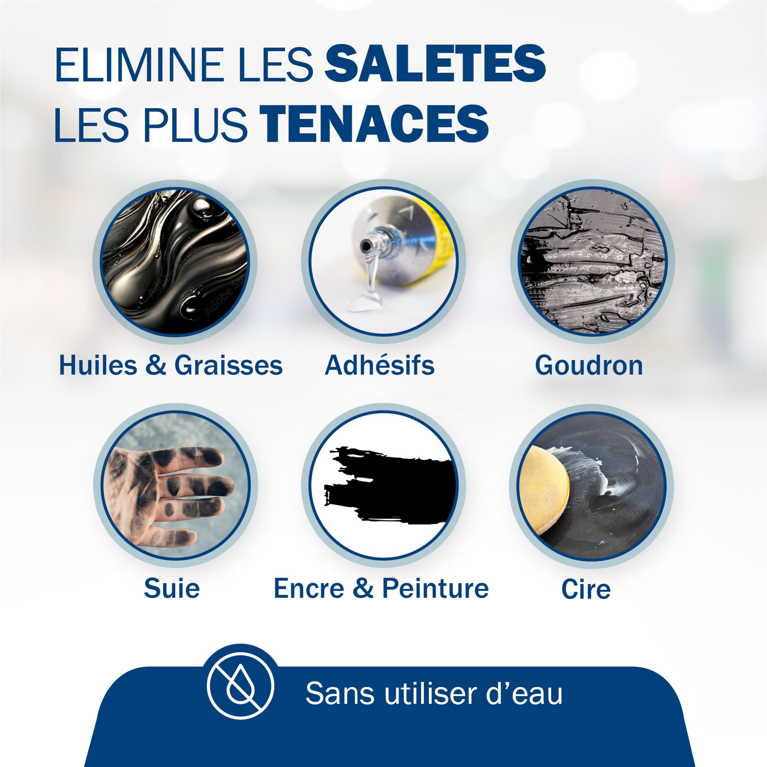 SCRUBS in a Bucket - 72 Lingettes de nettoyage des mains - Nettoyant pour les mains approuvé par le NSF - Le nettoyage parfait des mains - Utilisables partout et idéales en déplacement