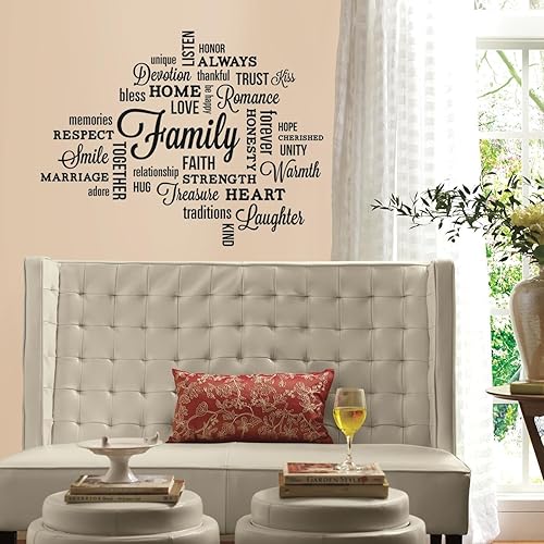 Calcomanías de pared RoomMates RMK2741SCS con frases de amor