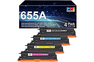Reliable 4-Pack of CF450A Toner Cartridges for Brilliant HP Laser Prints