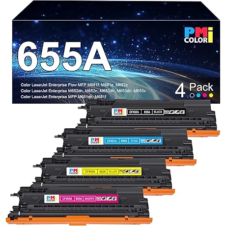 Reliable 4-Pack of CF450A Toner Cartridges for Brilliant HP Laser Prints