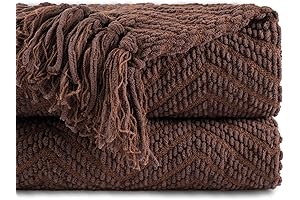 BATTILO HOME Brown Throw Blanket: Enhance Your Home Decor with Coziness