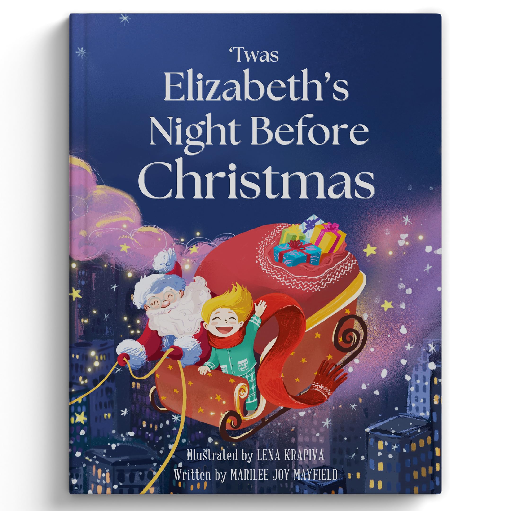 Personalized Christmas Book - Baby's First Customized Gift - Night Before Christmas Book - Custom Name Children's Gift