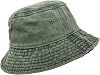 Bucket Hat Wide Brim Washed Denim Cotton Outdoor Sun Hat Flat Top Cap for Fishing Hiking Beach Sports