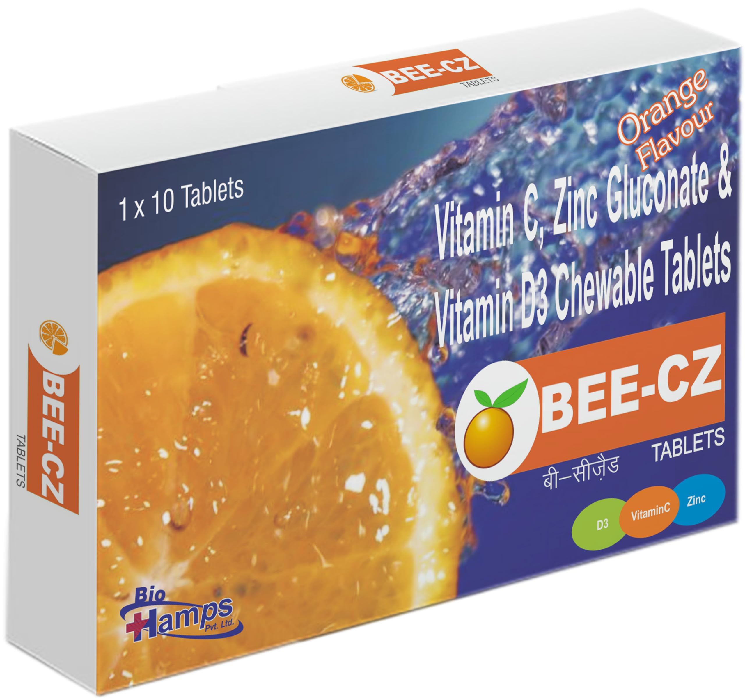See full amazon price history chart for Hamps Bio BEE CZ Vitamin C & Zinc Gluconate & Vitamin D3 Multi Mineral Multi Vitamin Anti oxidant Orange Flavor Chewable Tablets-1 Box-1 (10 Tab) Hamps Bio BEE CZ Vitamin C & Zinc Gluconate & Vitamin D3 Multi Mineral Multi Vitamin Anti oxidant Orange Flavor Chewable Tablets-1 Box-1 (10 Tab) (B0CP3ZVHGY) Amazon Price History, Amazon Price Tracker