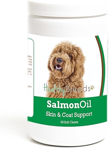 Miniatura 93 de Healthy Breeds Golden Retriever - Aceite de salmón masticable suave, 90