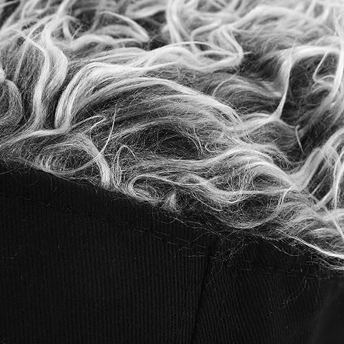 Miniatura 6 de Sombrero divertido con pinchos, gorra de béisbol para adultosnegra, visera de pesca para escalar, tamaño de bloque gris, capucha de caza suave, para