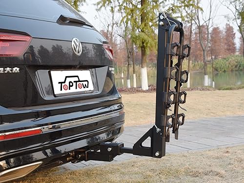 Miniatura 6 de TOPTOW 64086 Extensor de enganche doble para remolque, elevación y caída de 2-14 pulgadas y 8-14 pulgadas, receptor de 2 pulgadas, vástago de 2