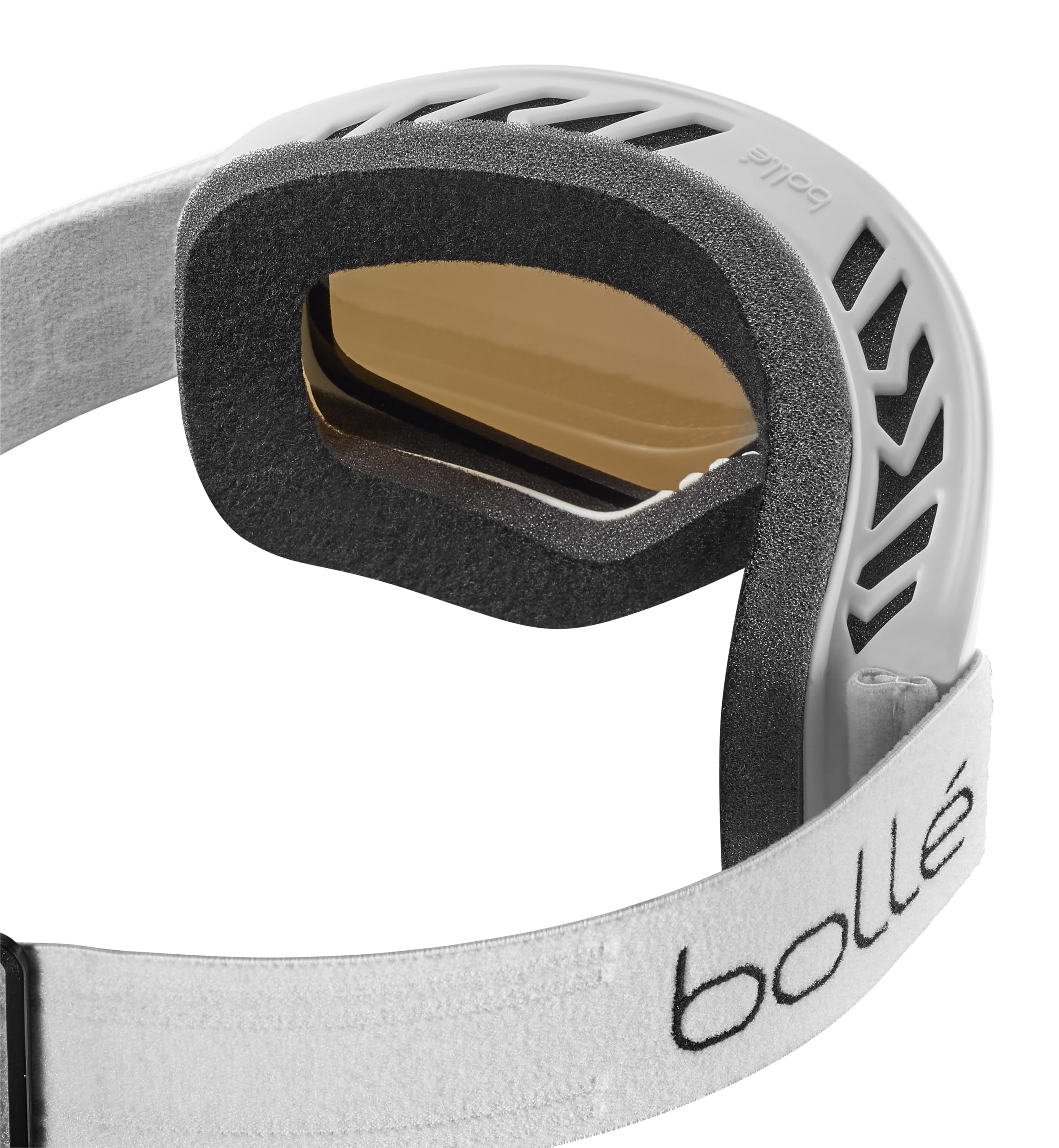 bollé - FREEZE & PLUS Matte Black Ski Goggles Visión óptima, protección antiniebla y antiarañazos, doble pantalla, marco ventilado
