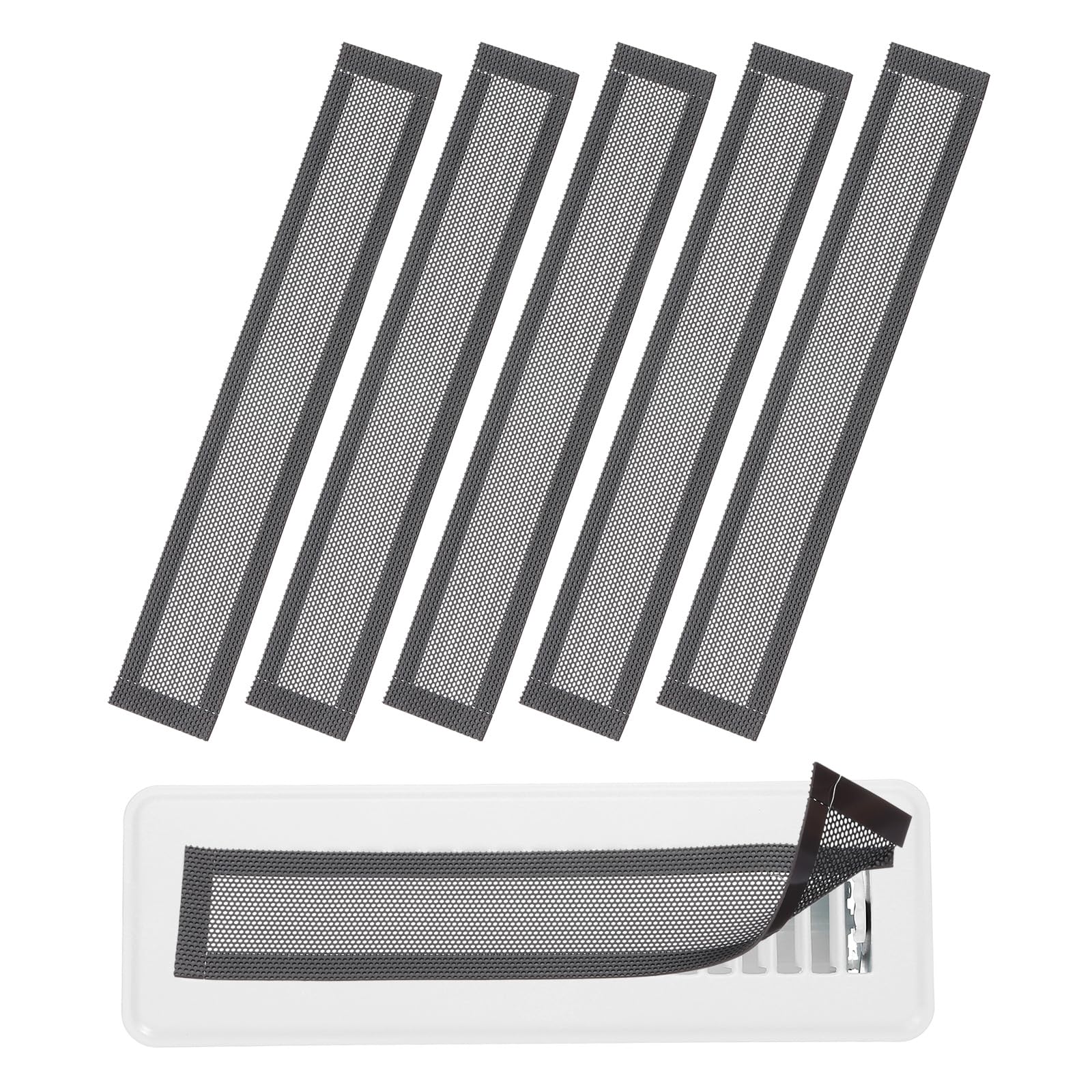 YOKIVE 6 Pcs Magnetic Floor Vent Covers, Floor Register Cover PVC Mesh Air Vent Screen Filters, Great for Home Floor Wall