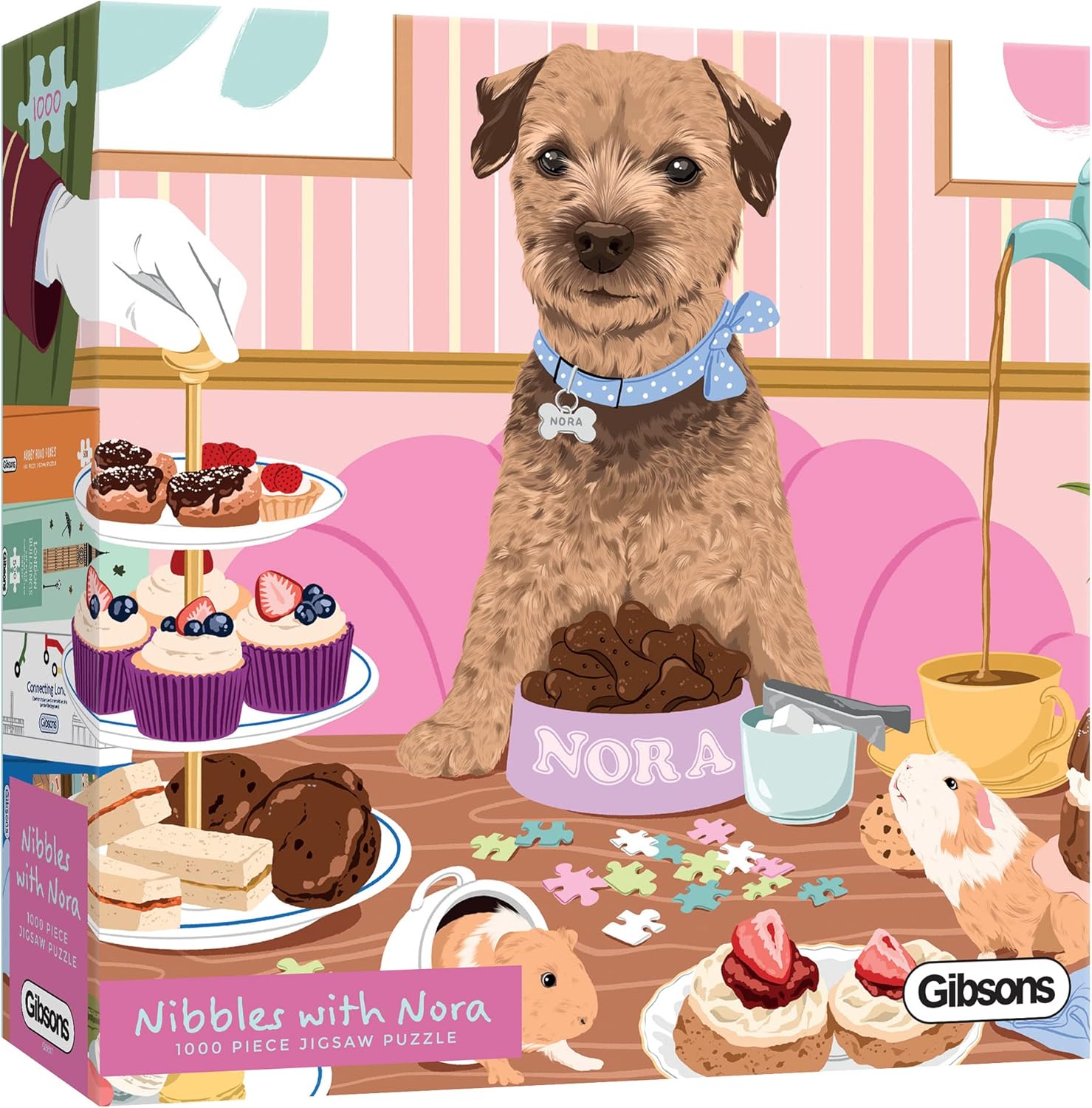 Puzzle by Gibsons - Puzzle: 1000 Nibbles with Nora – 1000 Piece Puzzles for Kids and Adults – Ages 12