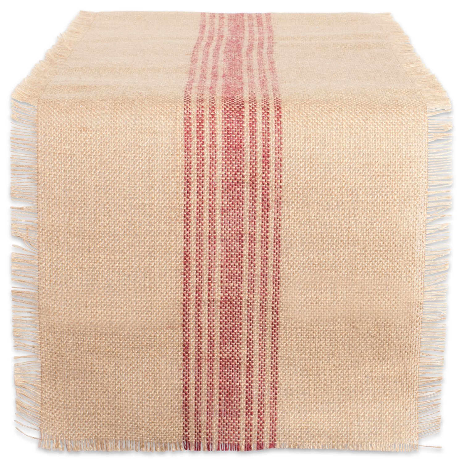 DII Kitchen Tabletop, Jute, Red, 14x72