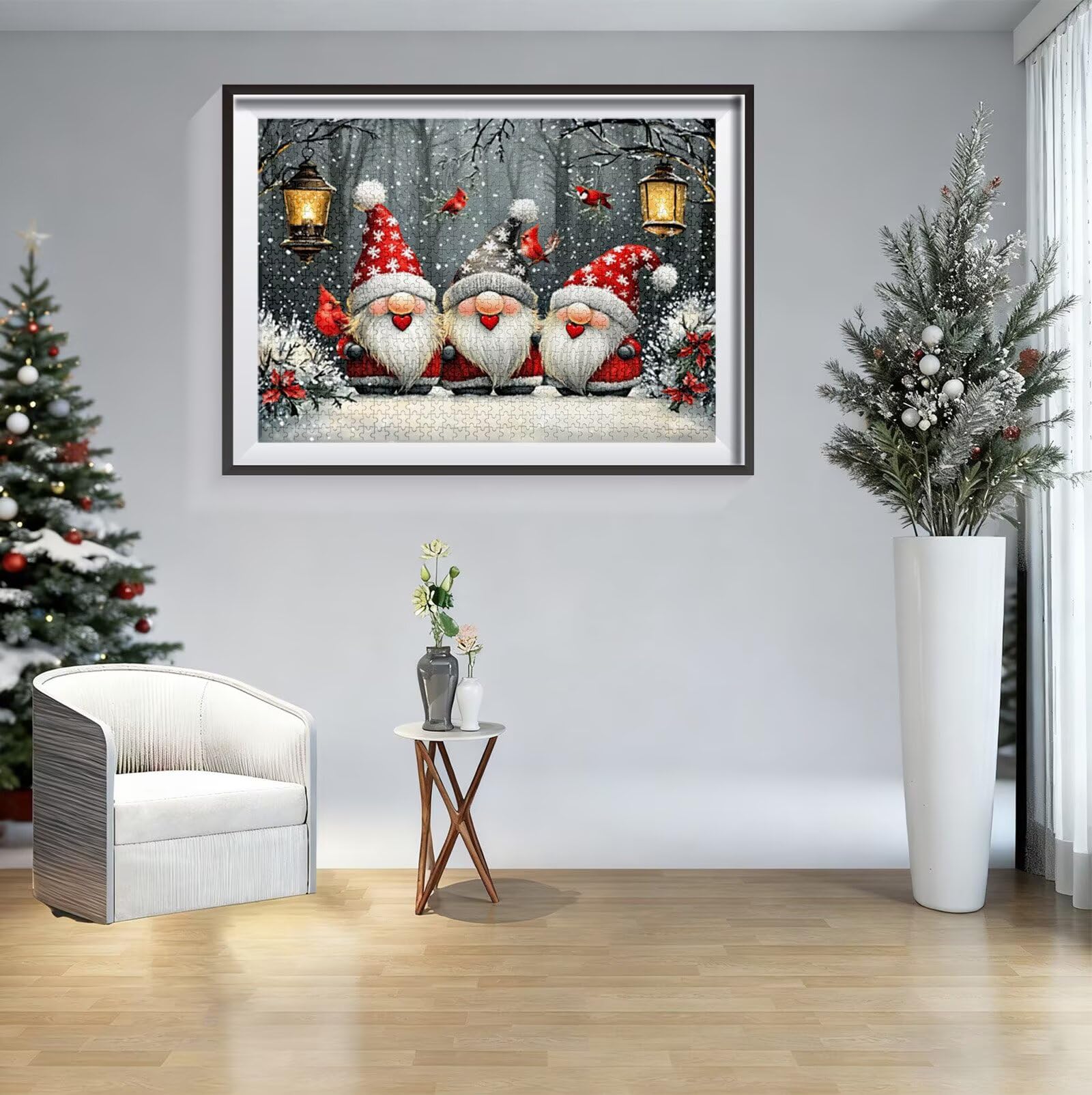 Puzzle Noël 3000 Pièces Adultes, Puzzle 3000 Pièces pour Adultes et Enfants à Partir de 14 Ans, Nain Puzzles Bois de Qualité Supérieure avec Une Boîte d'emballage Exquise, Cadeau Femme/Homme H-2285