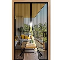 LUYANXY Zanzariera Magnetica 60x190cm, Zanzariera Porta Finestra Tenda Nero, Zanzariere Magnetiche Balcone, Anti Insetti Traspirante Chiusura Automatica, Non ho più fastidiosi insetti in casa