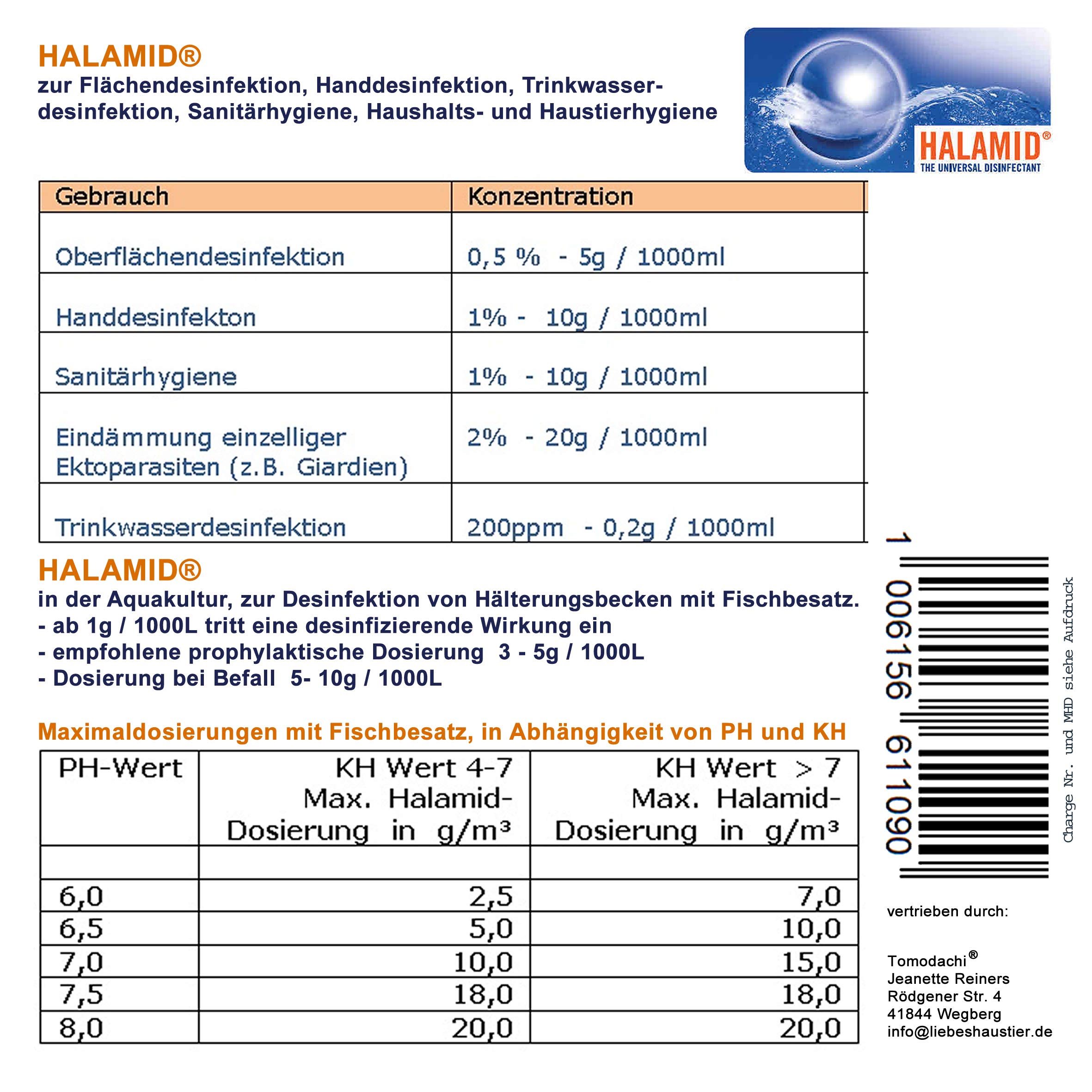 Axcentive Chloramin-T Original Desinfektionsmittel 1kg Dose