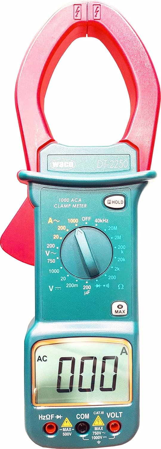 Waco 2250 3.5 Digit 1000 Amps AC, Digital Clamp meter Amazon.in