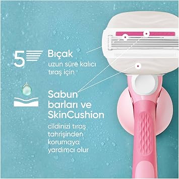 Gillette Venus Pro ComfortGlide Sugarberry Kokulu Kadın Tıraş Bıçağı,