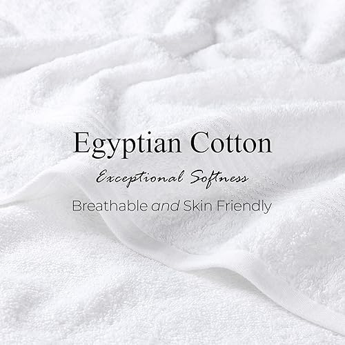 Vista 87 de Juego de 6 toallas Superior de algodón egipcio Borgoña,Negro,Azul claro,Morado