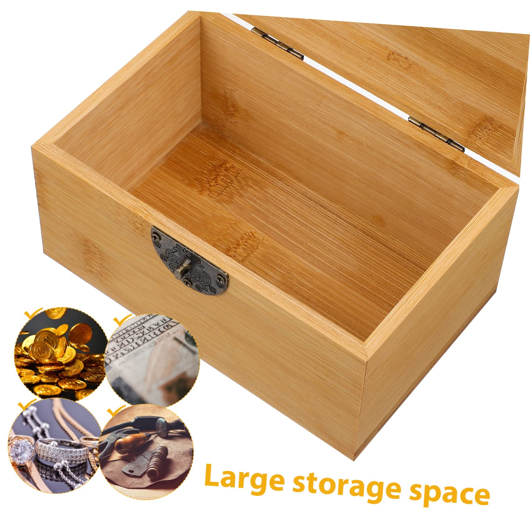 Caja de Almacenamiento de de Madera con Cerradura para Organizador Decorativo para y Pequeño Diseño con para de Cumpleaños y Celebraciones