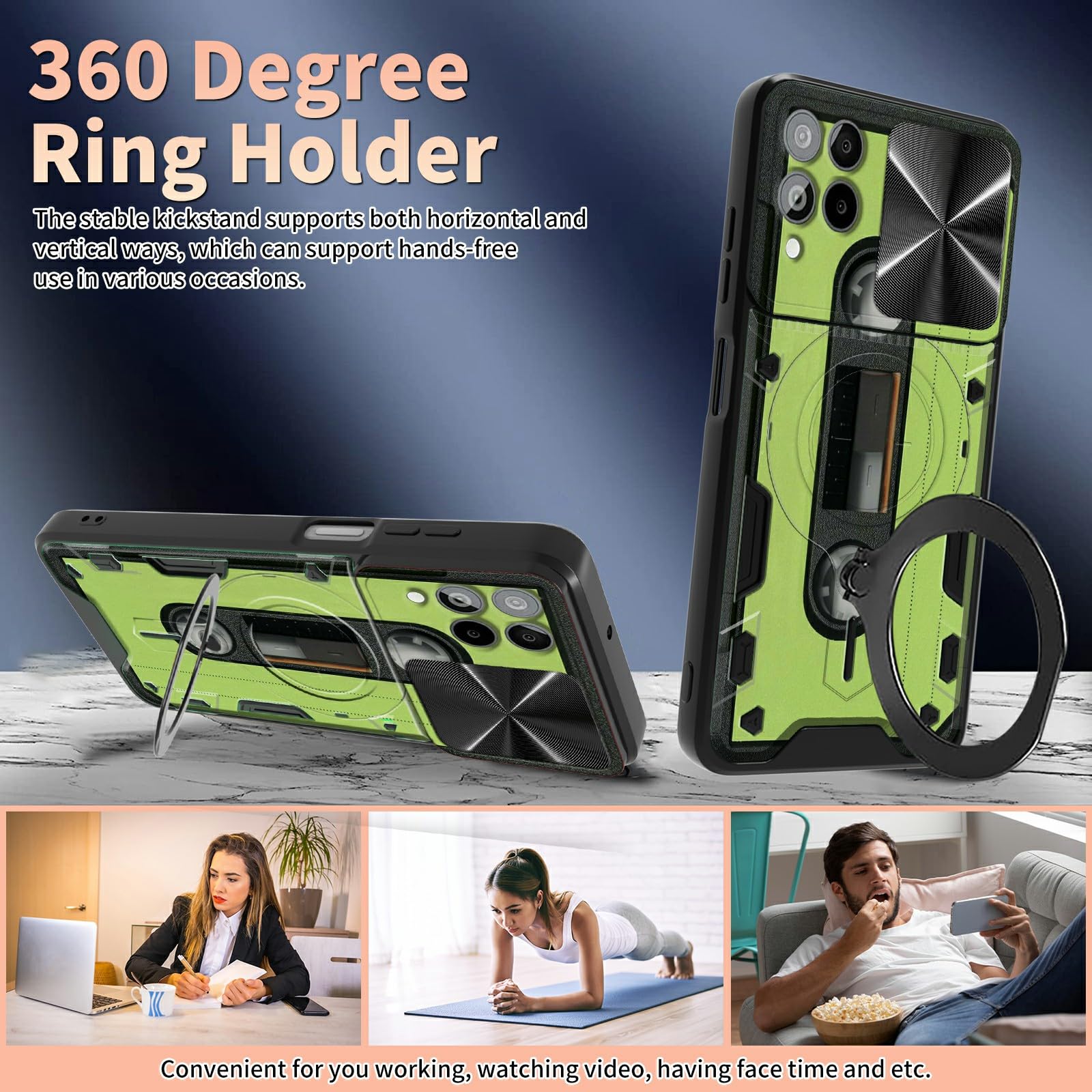 YKHJKLEC Custodia Protettiva Per T-Mobile Revvl 6 Pro 5G/Revvl 6X - Foto 3