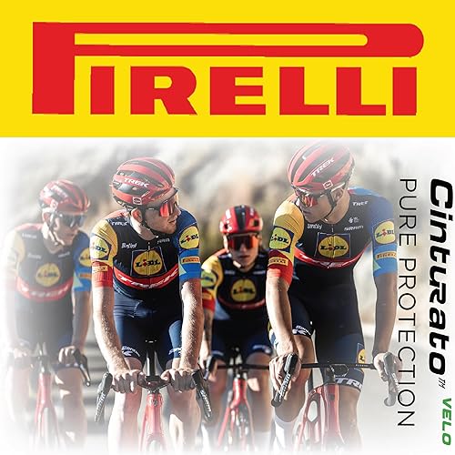 Miniatura 8 de Pirelli Cinturato Velo - Neumático para bicicleta de carretera (viajes largos), listo para clincher sin cámara, mango seguro en varios terrenos y