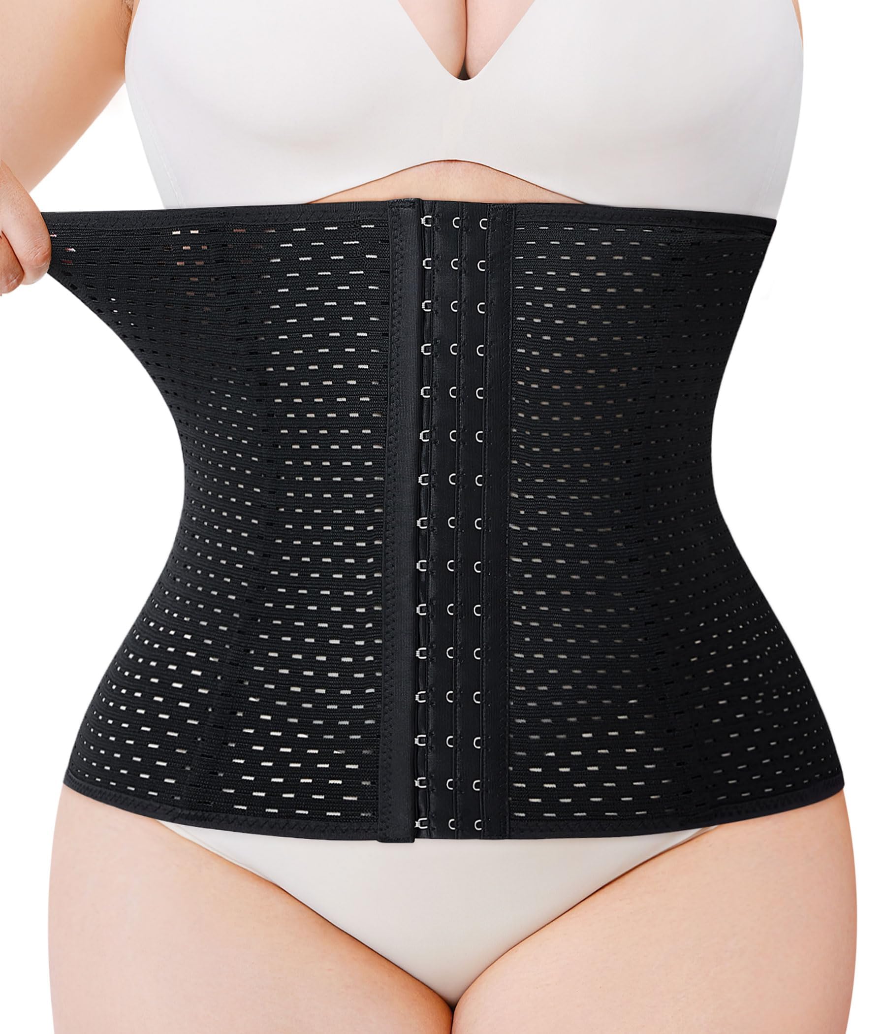 Tazweeq Waist Trainer for Women, Tummy Control Shapewear Corset Girdle, Waist Cincher Slim Body Shaper, Shapewear Tummy Control Body Shaper, Training Waist Cincher Women Tummy Control