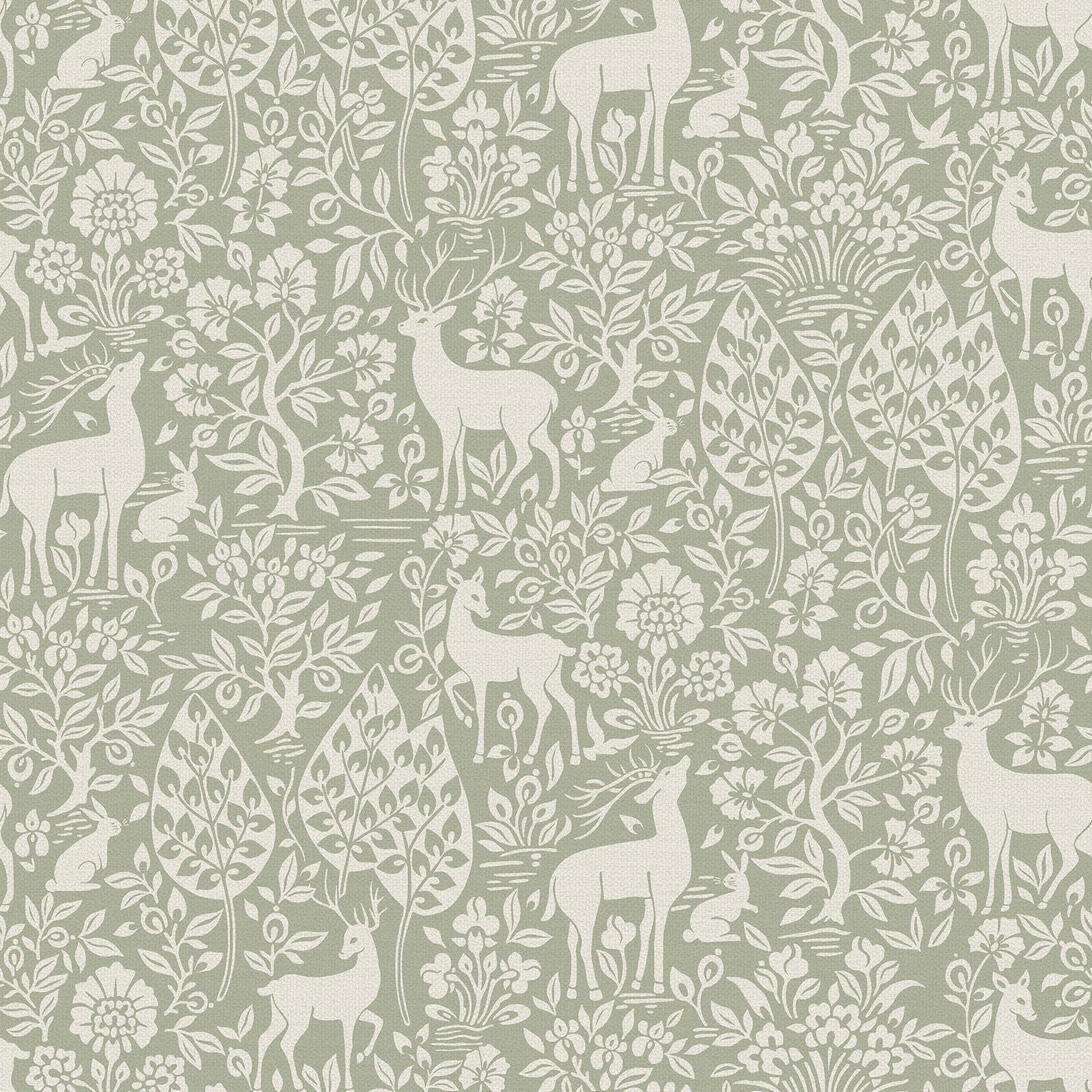 Holden Décor - Wallpaper - Sage - Linen Texture