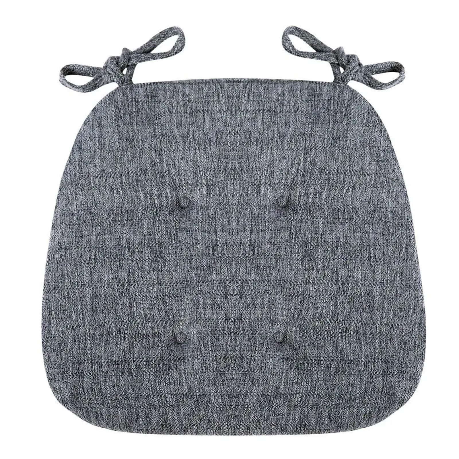 Coussin chaise exterieur coton ramie gris foncé confortable pour la maison