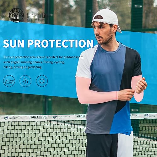 Miniatura 6 de Mile High Life  Mangas de brazo  Cubierta de tatuaje  Protección solar UV  Manga deportiva de enfriamiento para golf, correr, ciclismo