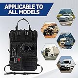 Organiseur tactique pour siège de voiture avec 5 sacs amovibles, protection de dossier de voiture Oxford 600D imperméable pour la plupart des véhicules, SUV, camion, pick-up - 7