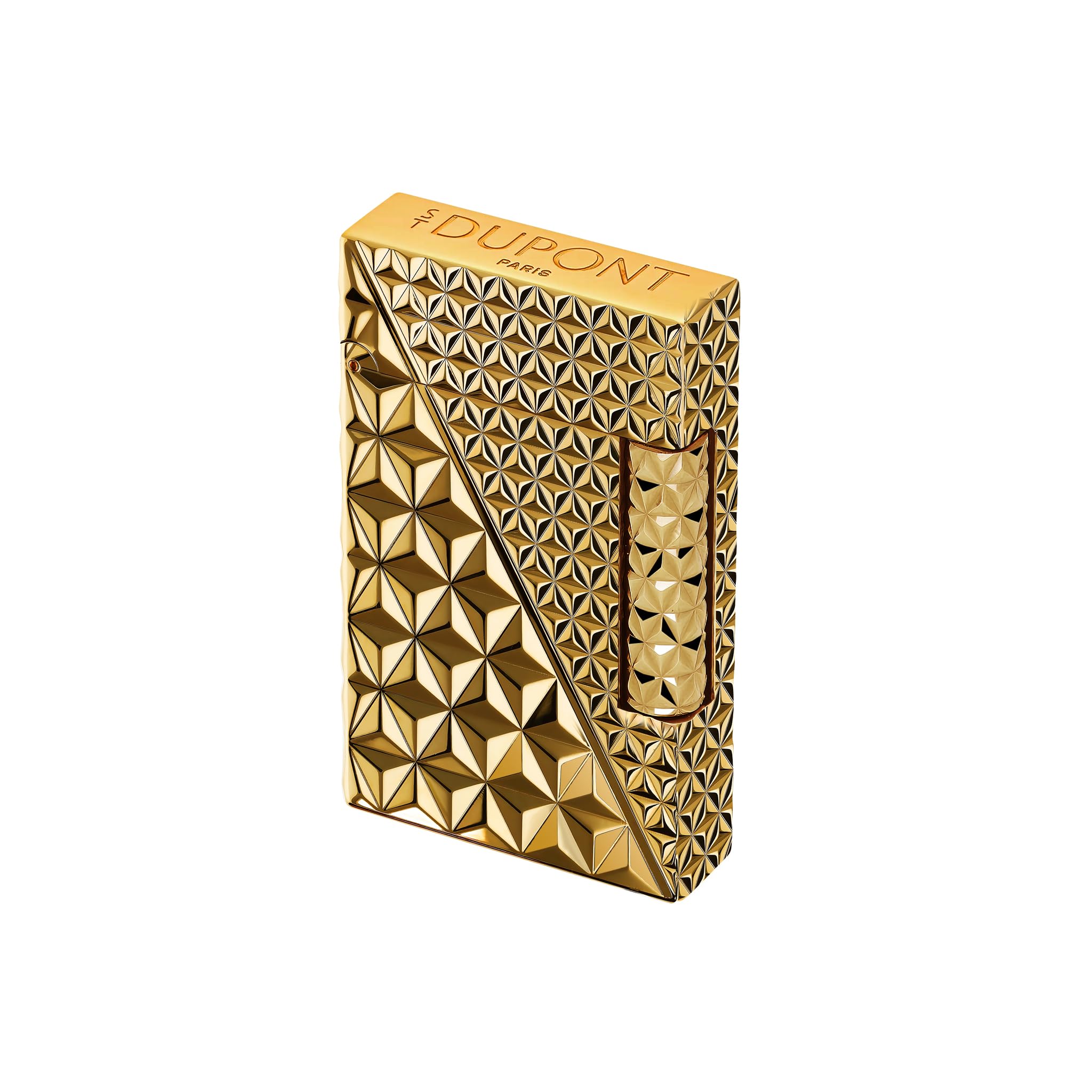 S T Dupont Double Fire X Gold Ligne 2 Lighter