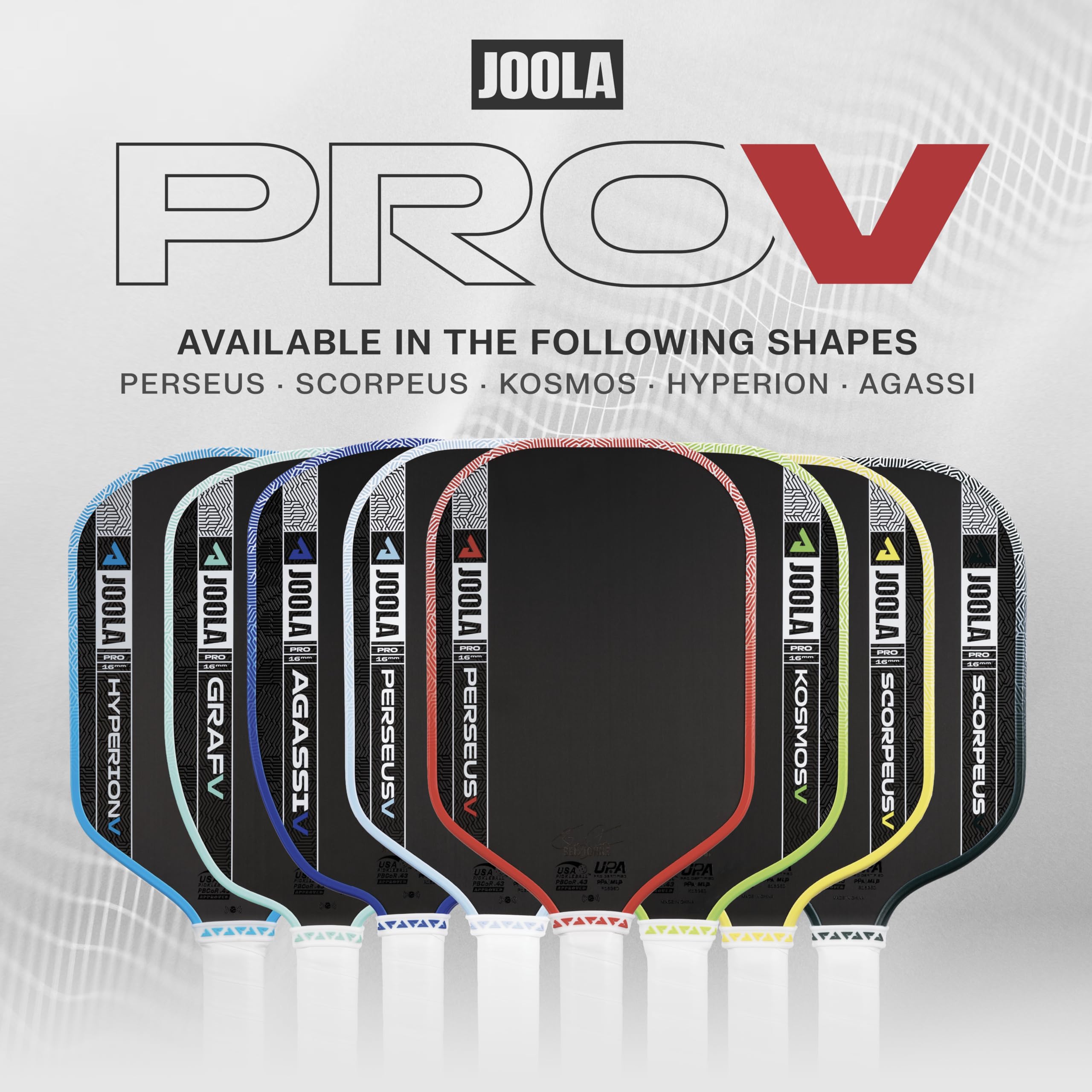 JOOLA Pro V Pickleball Paddle - 14mm/16mm - Raw Carbon Fiber Textured Surface - Enhanced Frame & Propulsion Core, USAPA & UPA-A Certified, NFC Chip Enabled, Premium Control & Lightweight Performance 4